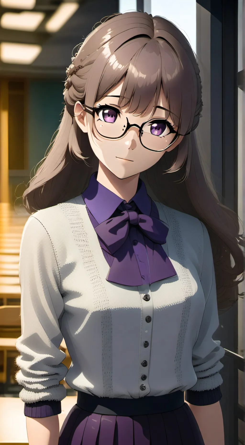 ai character: megumi shino  background