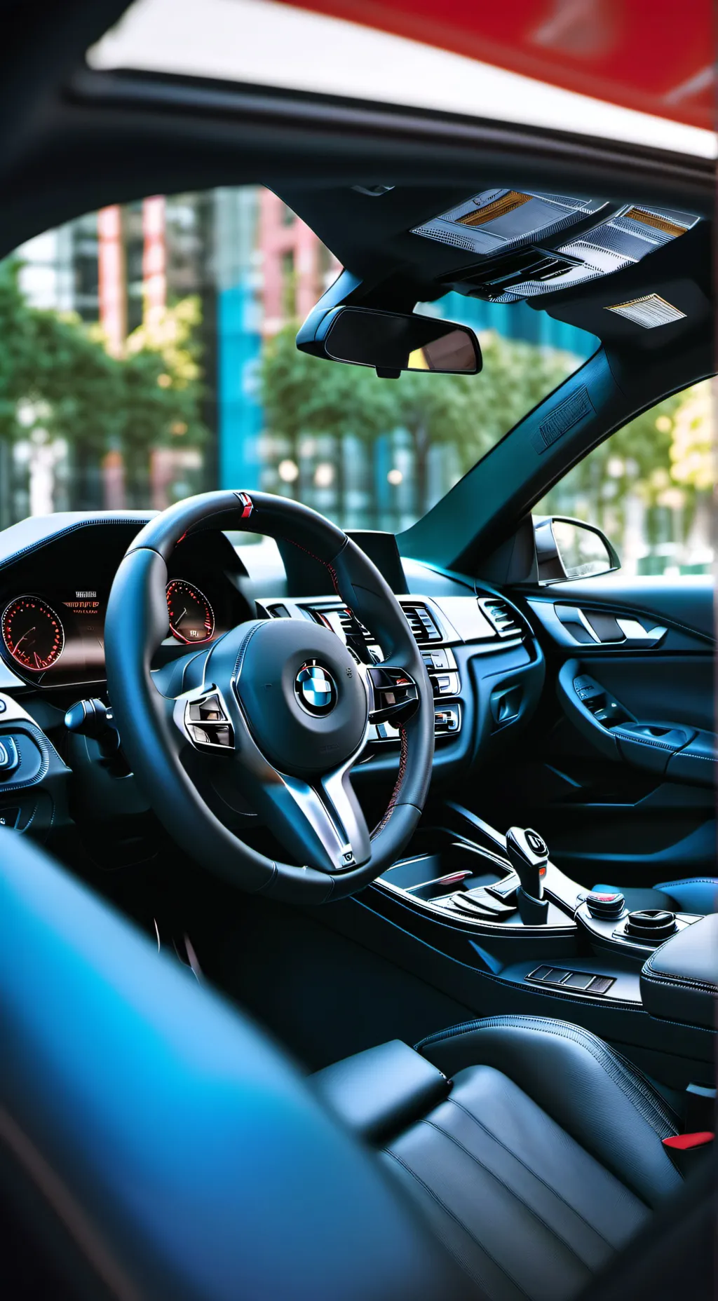 ai character: BMW m4 background