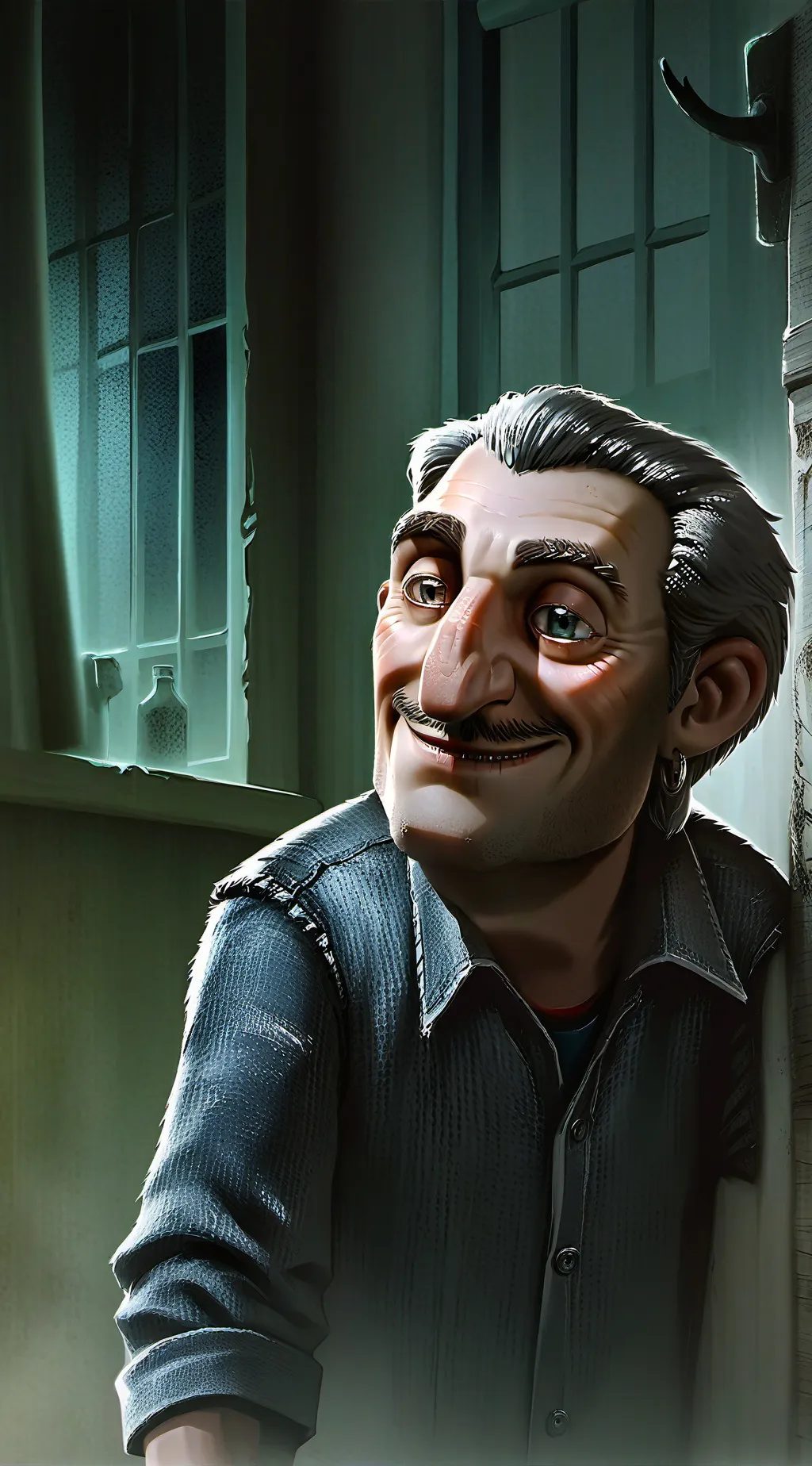 ai character: Jerry background