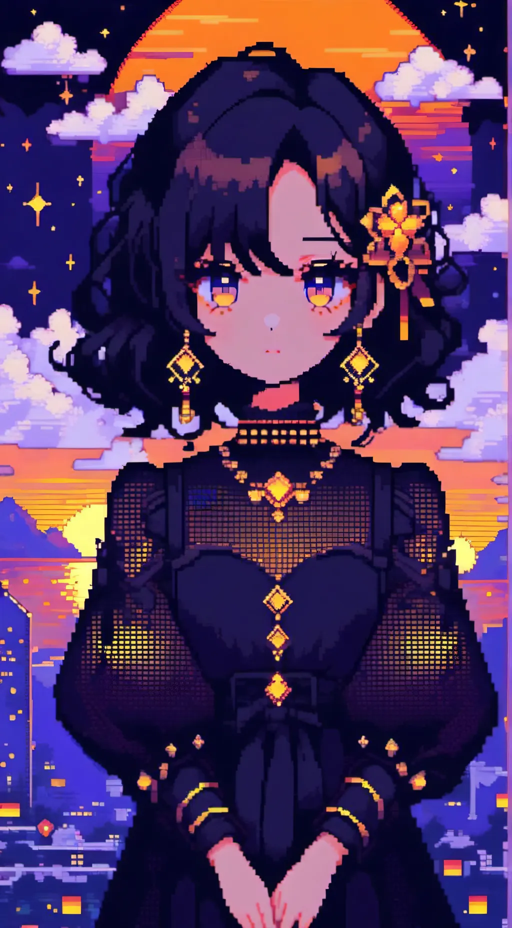 ai character: Sunne Ayouma background