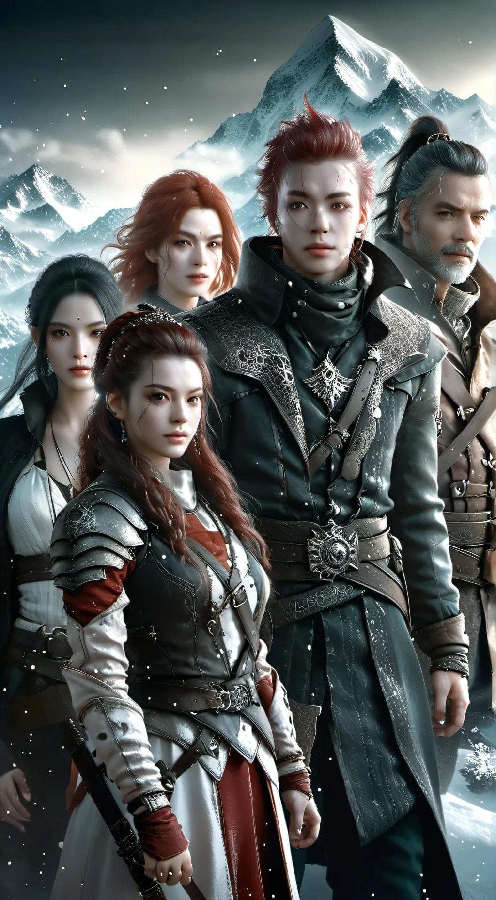 ai character:  60 mountain days. background