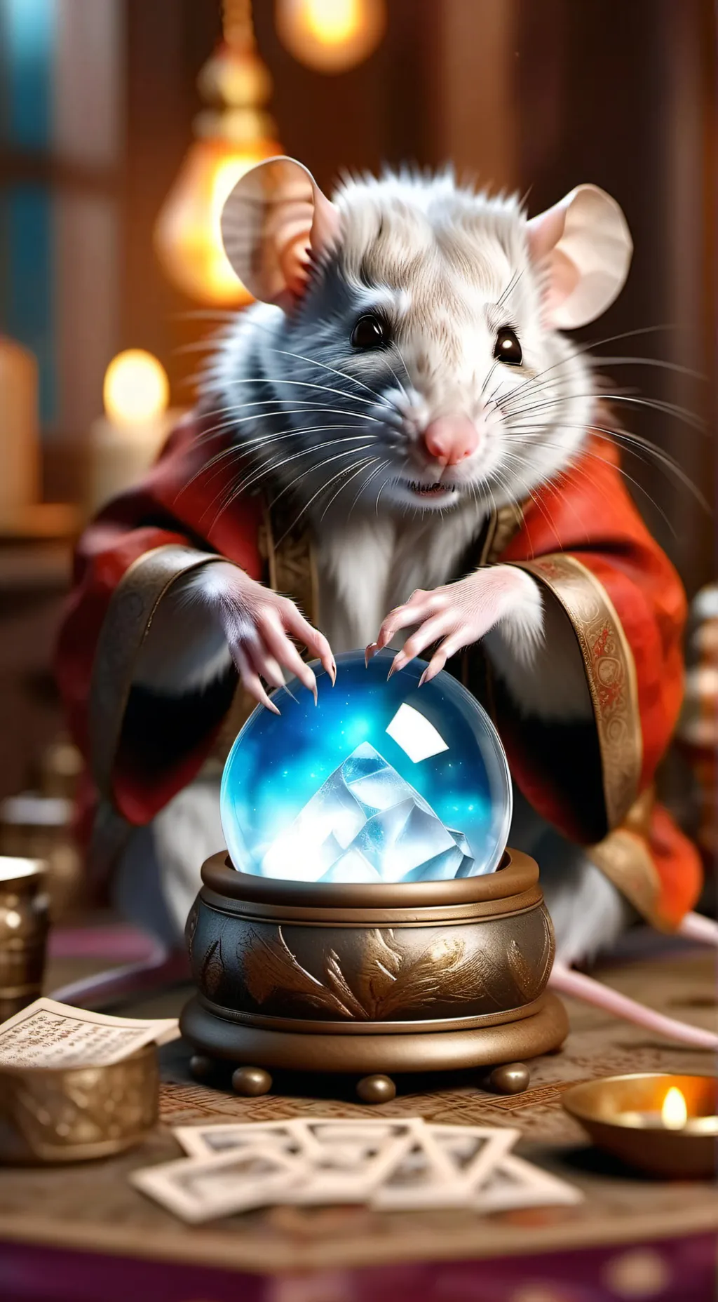 ai character: Madame Squeek background