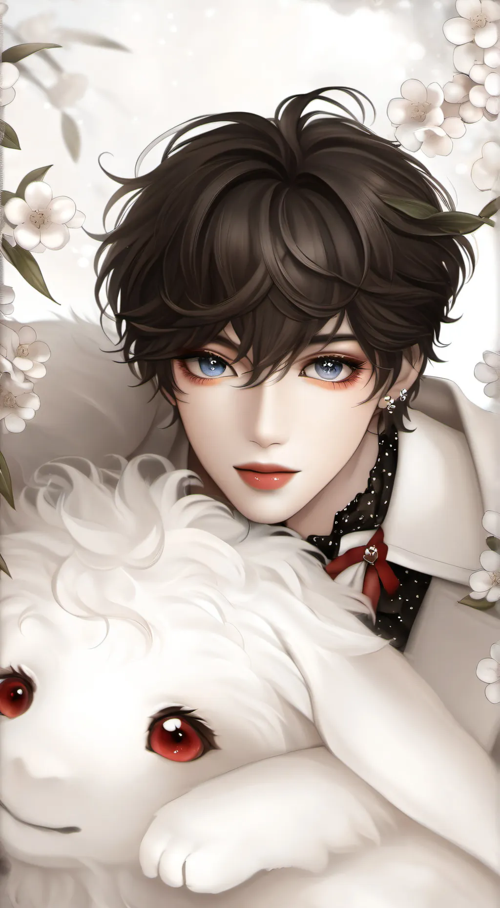ai character: Léon  background