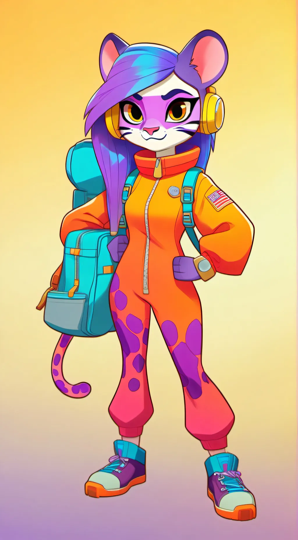 ai character: ✩’ Luna’✩ background
