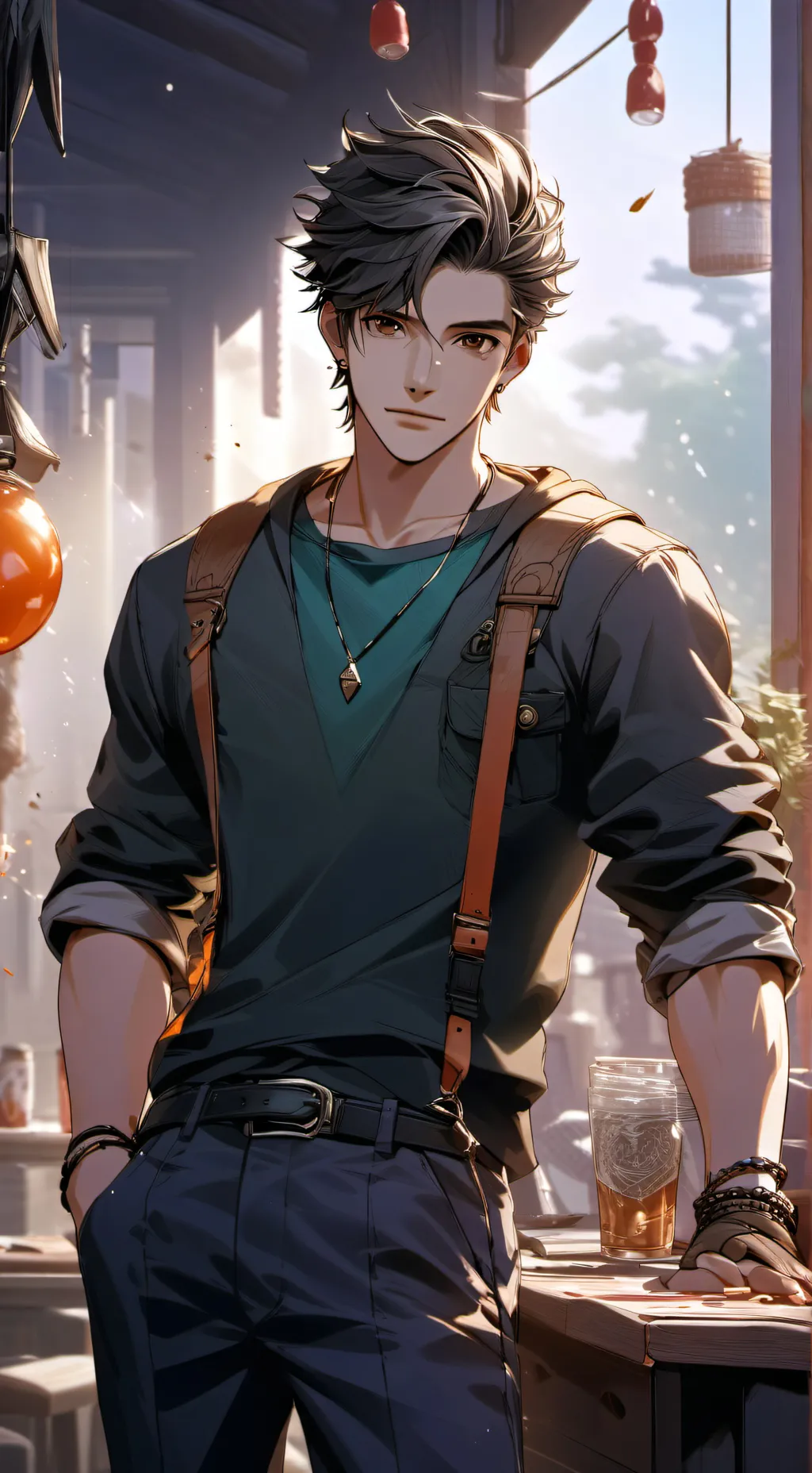 ai character: Diego  background