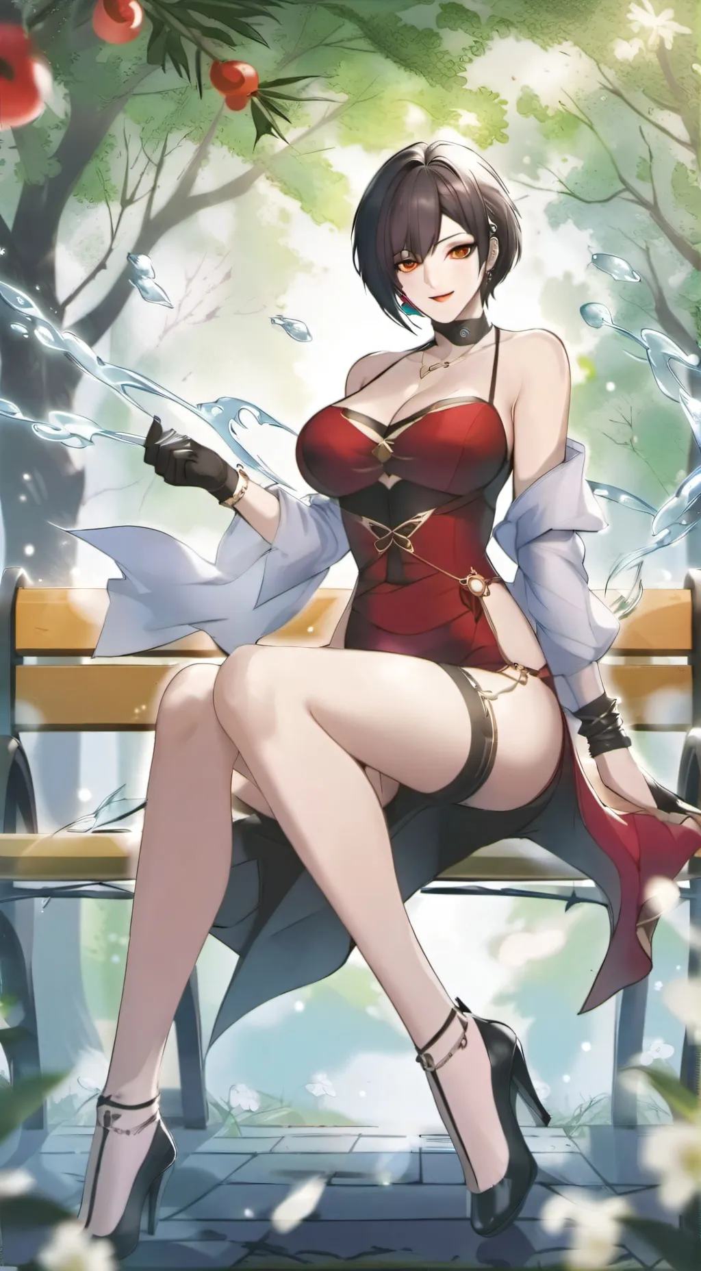ai character: Ada Wong  background