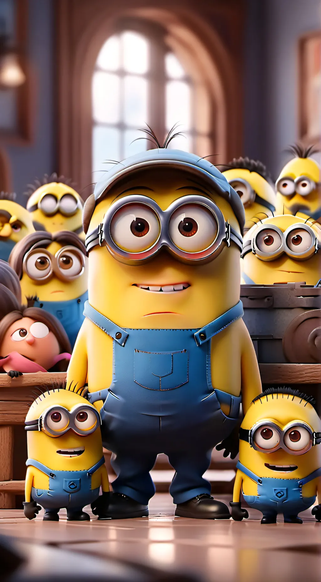 ai character: Minions. background