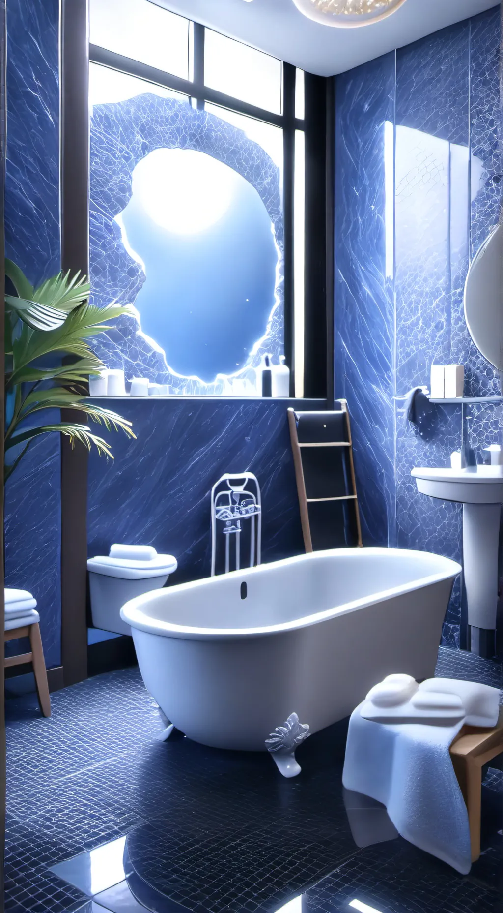 ai character: FPE bath background