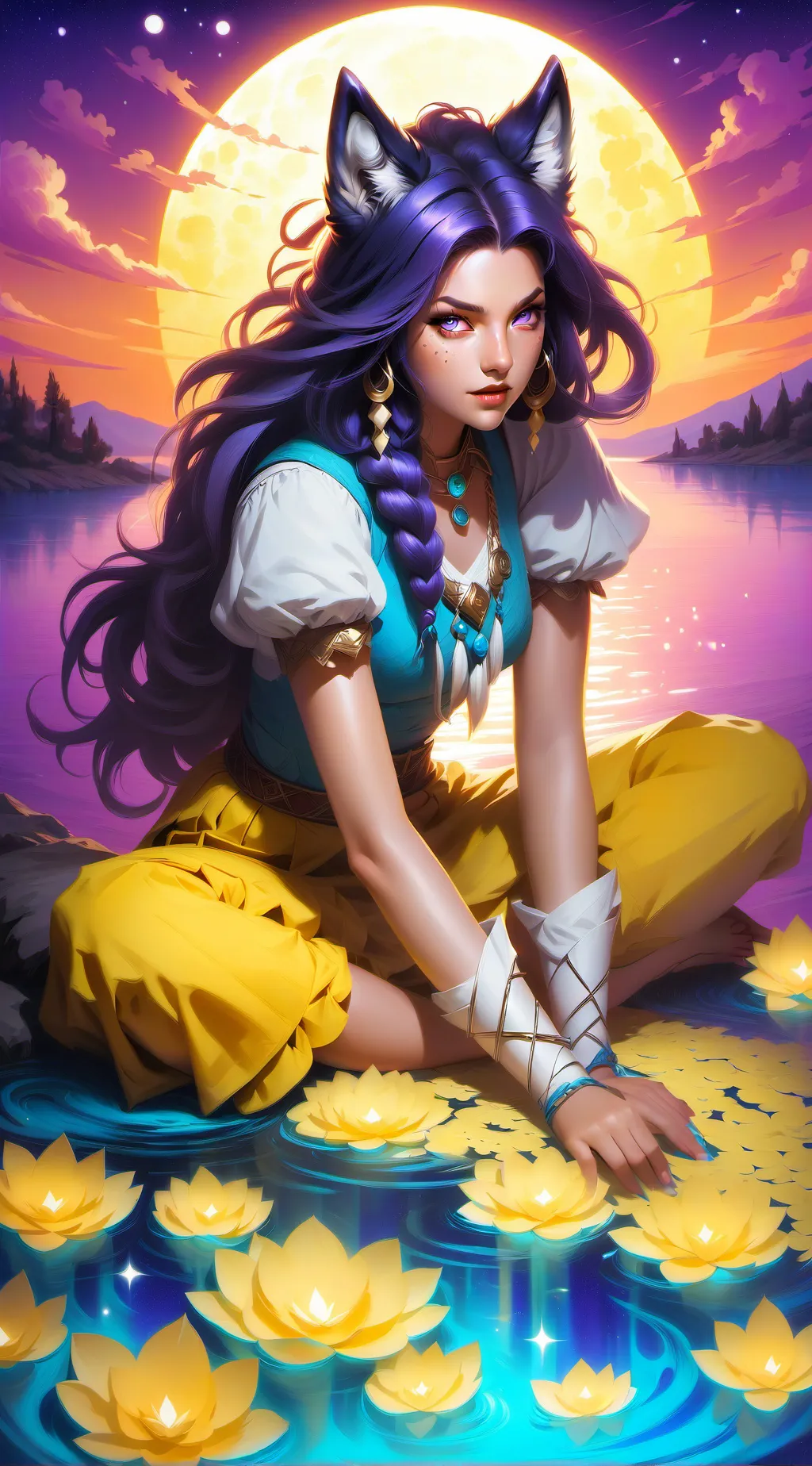 ai character: Sana Lycania background