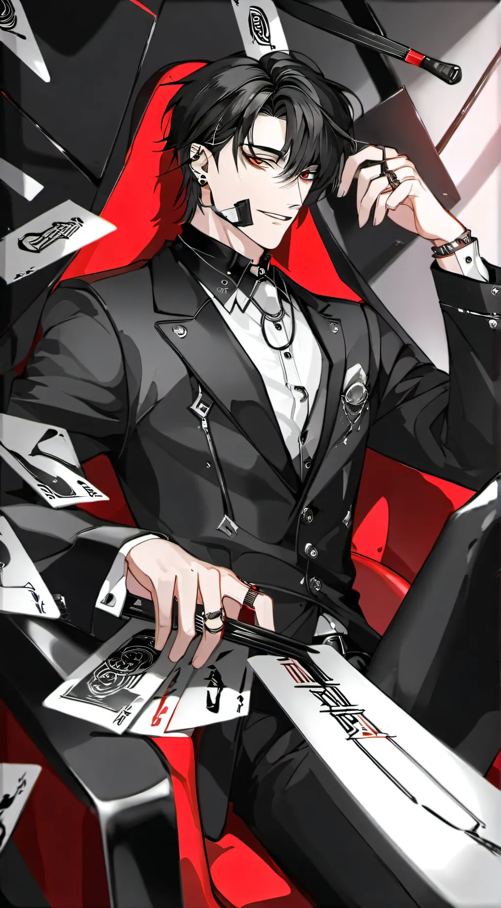 ai character: 🪓⛓️🖤Denver🖤⛓️🪓 background