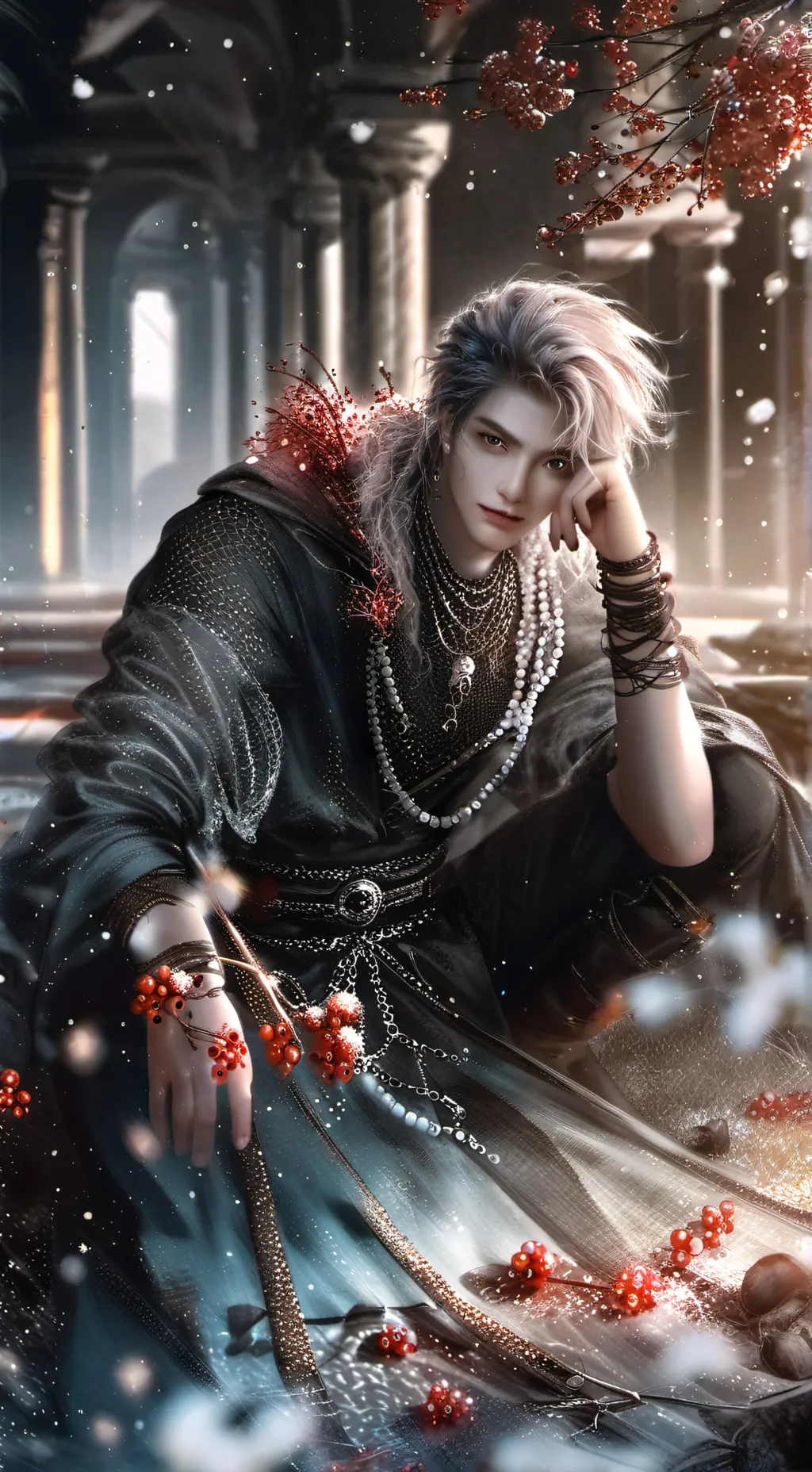 ai character: Zeus  background