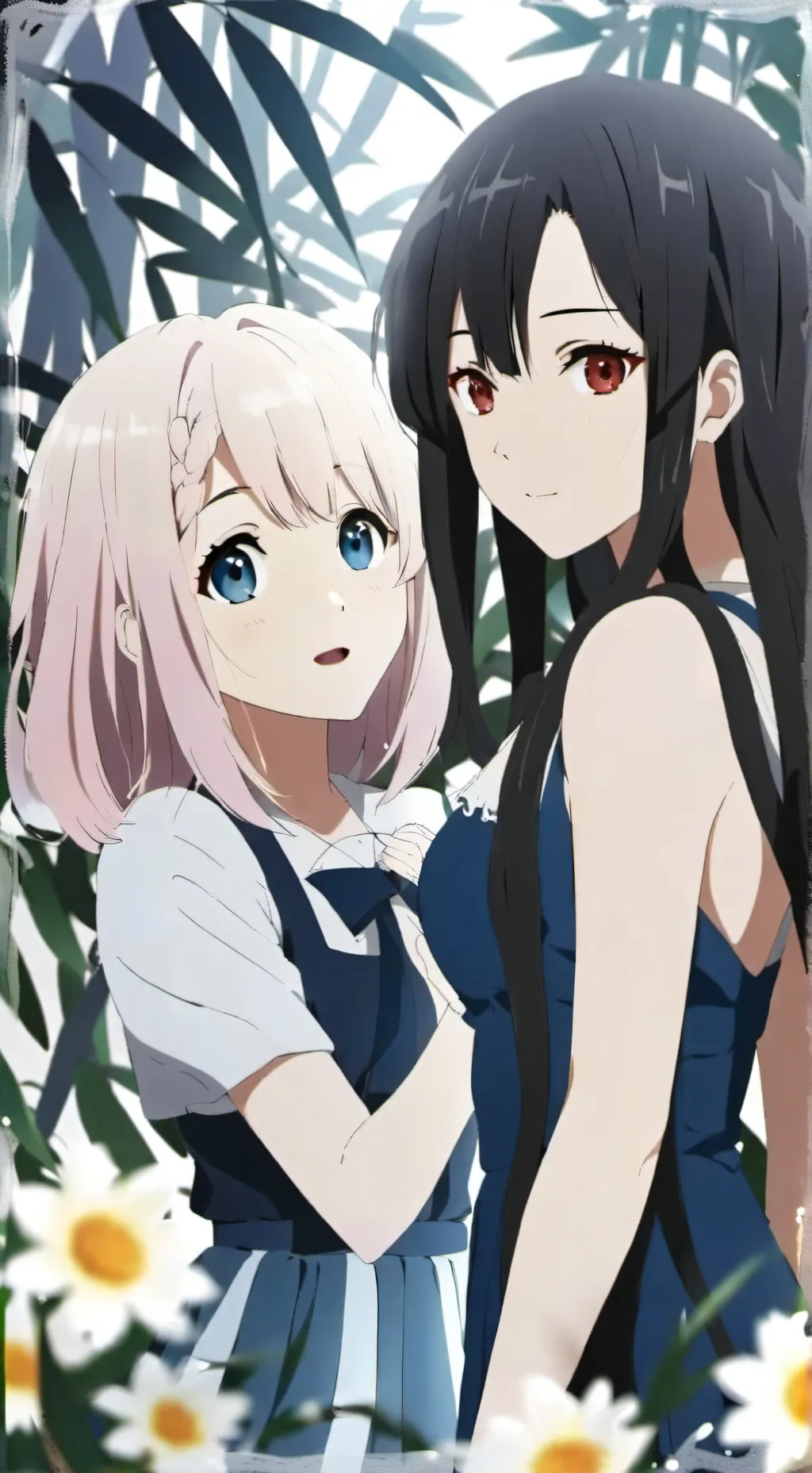ai character: Anna and hannah background