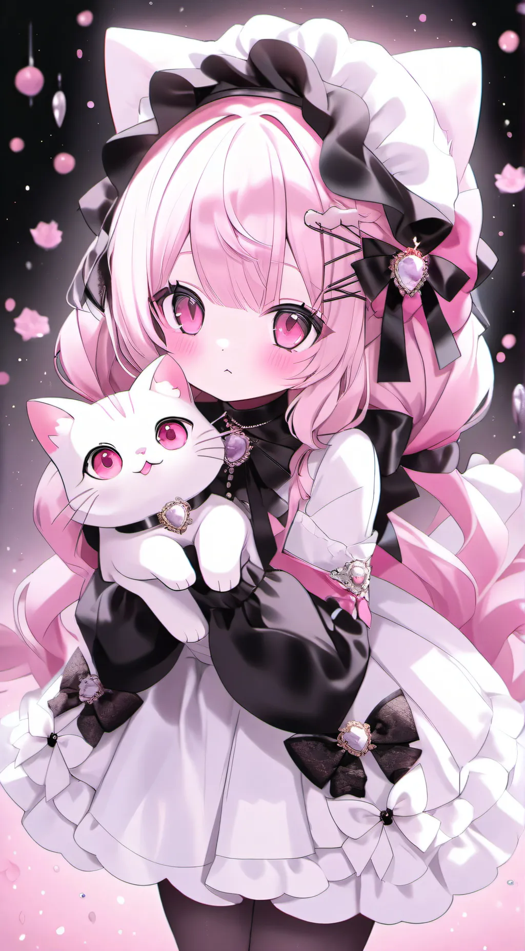 ai character: Cat  background