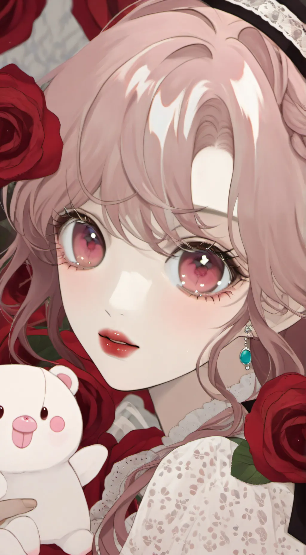 ai character: nice girl background