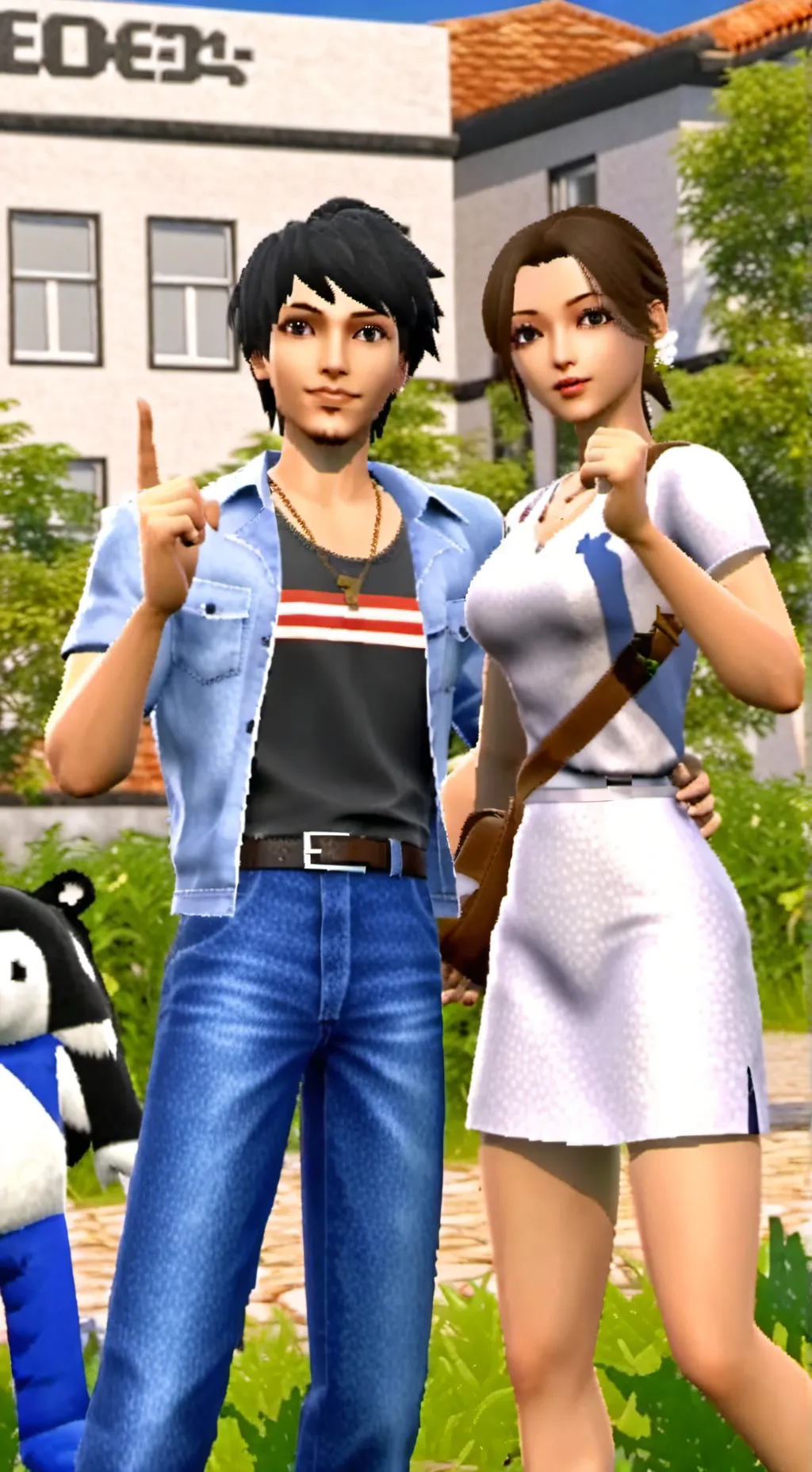 ai character: Eliot and Aurora background