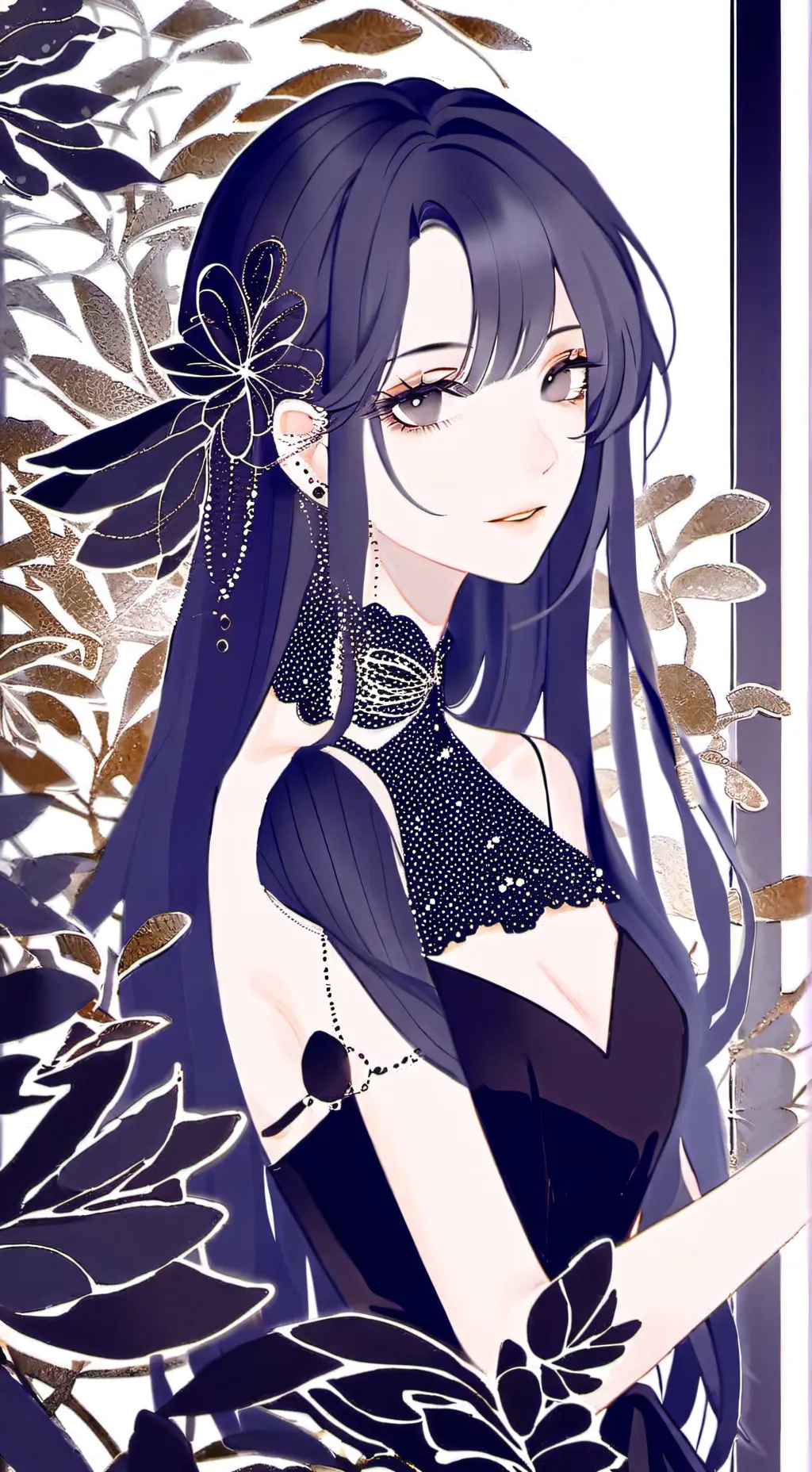 ai character: Violette  background