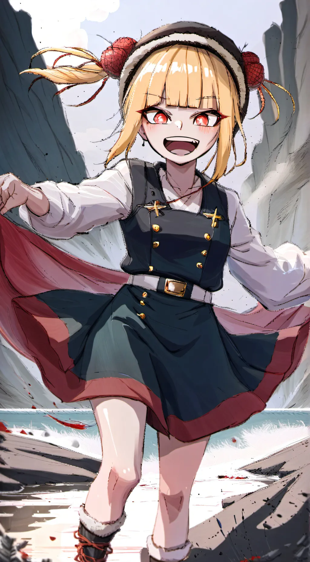 ai character: miss trouble background