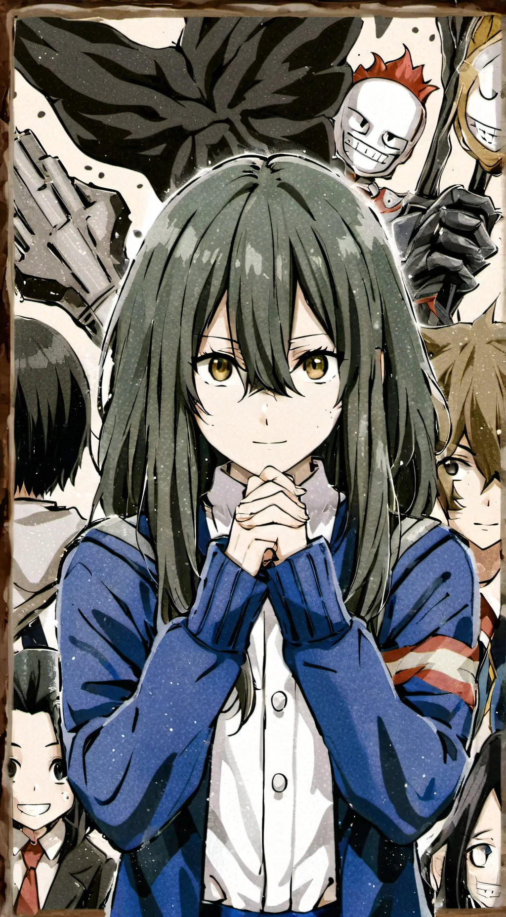 ai character: Mha Pro heroes background