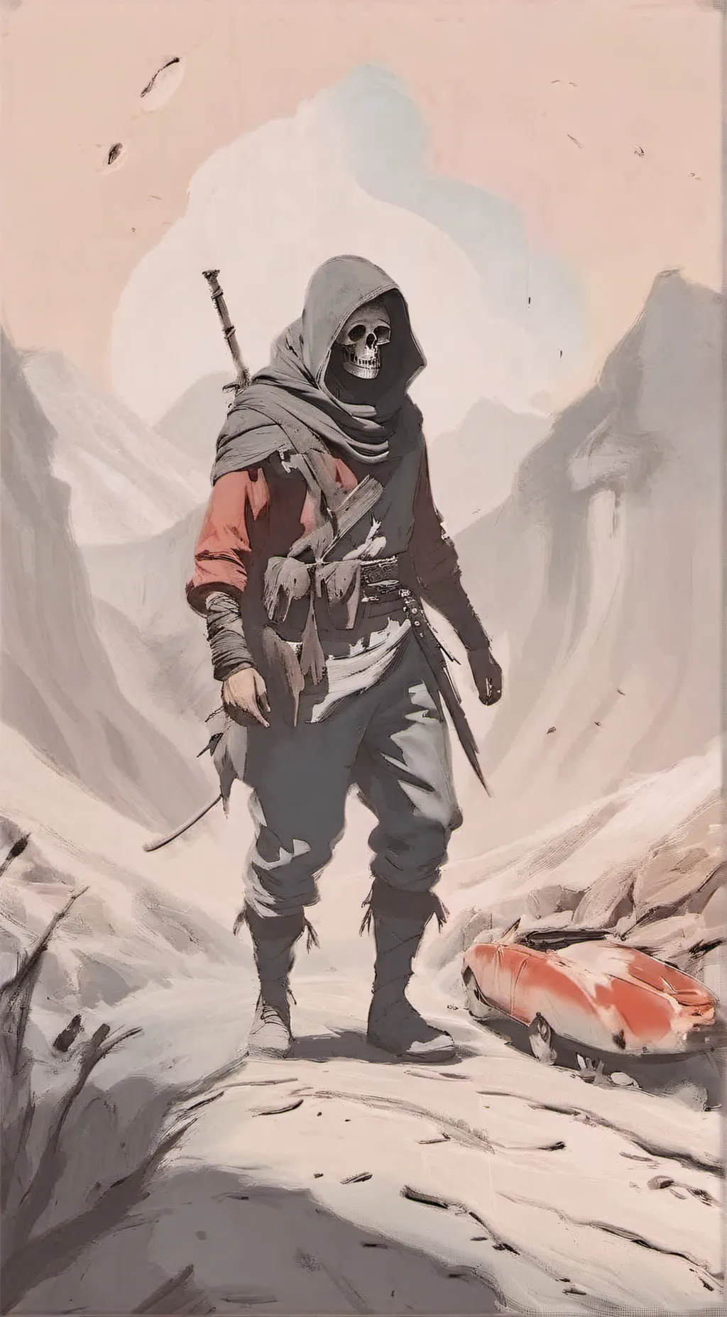 ai character: lost soul background