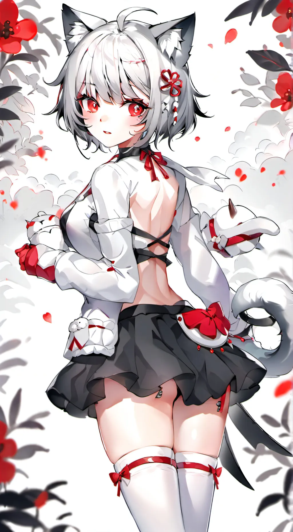 ai character: Mika. background