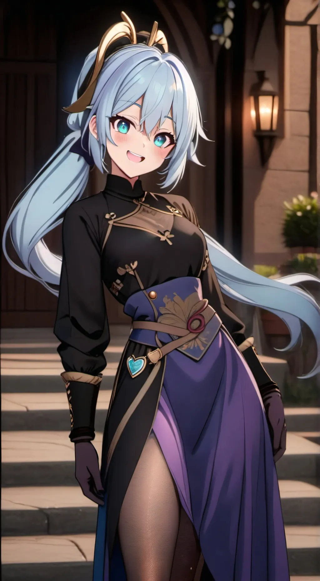 ai character: Rosado background