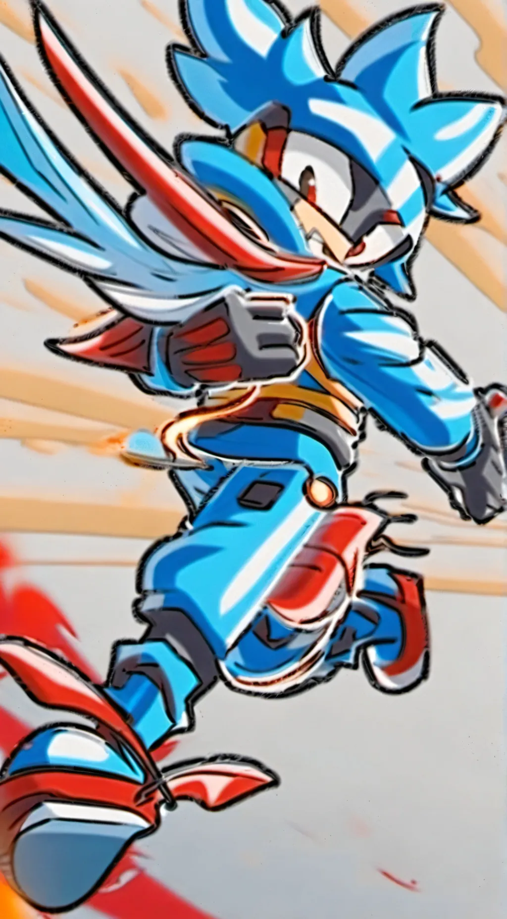 ai character: sonic background