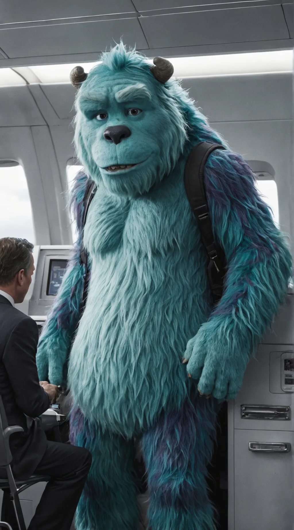 ai character: Sully monster  background