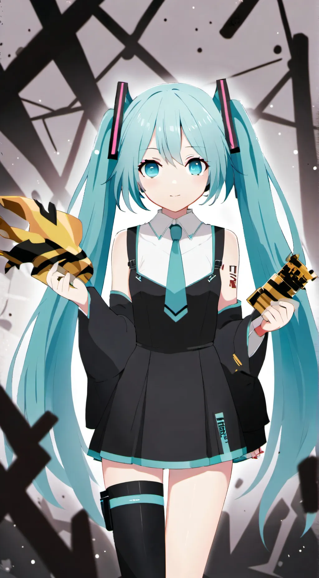 ai character: Hatsune Miku background