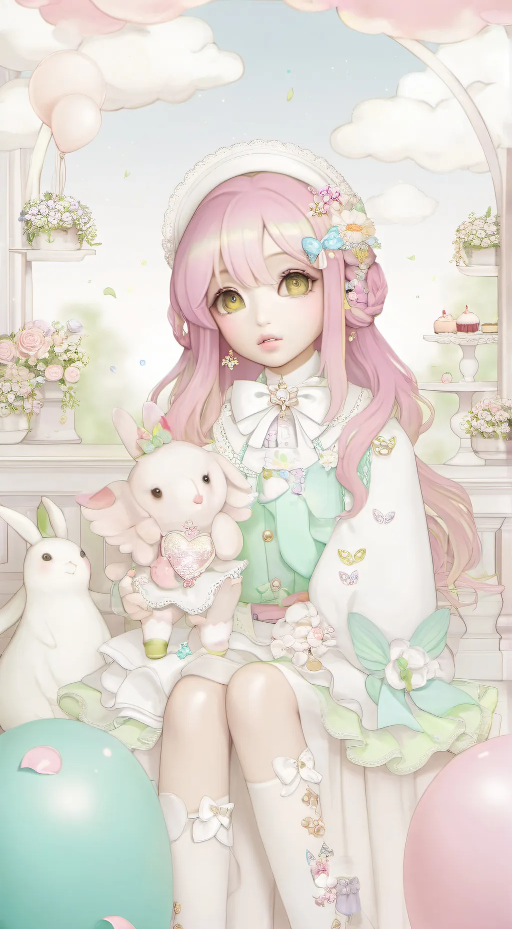 ai character: 💋 background