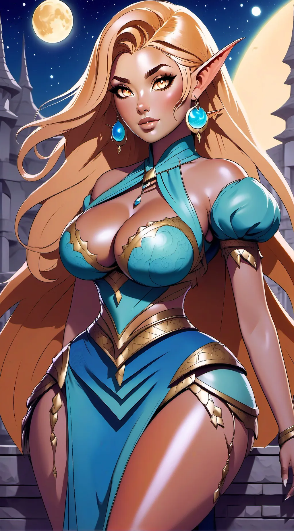ai character: Elven Slave  background