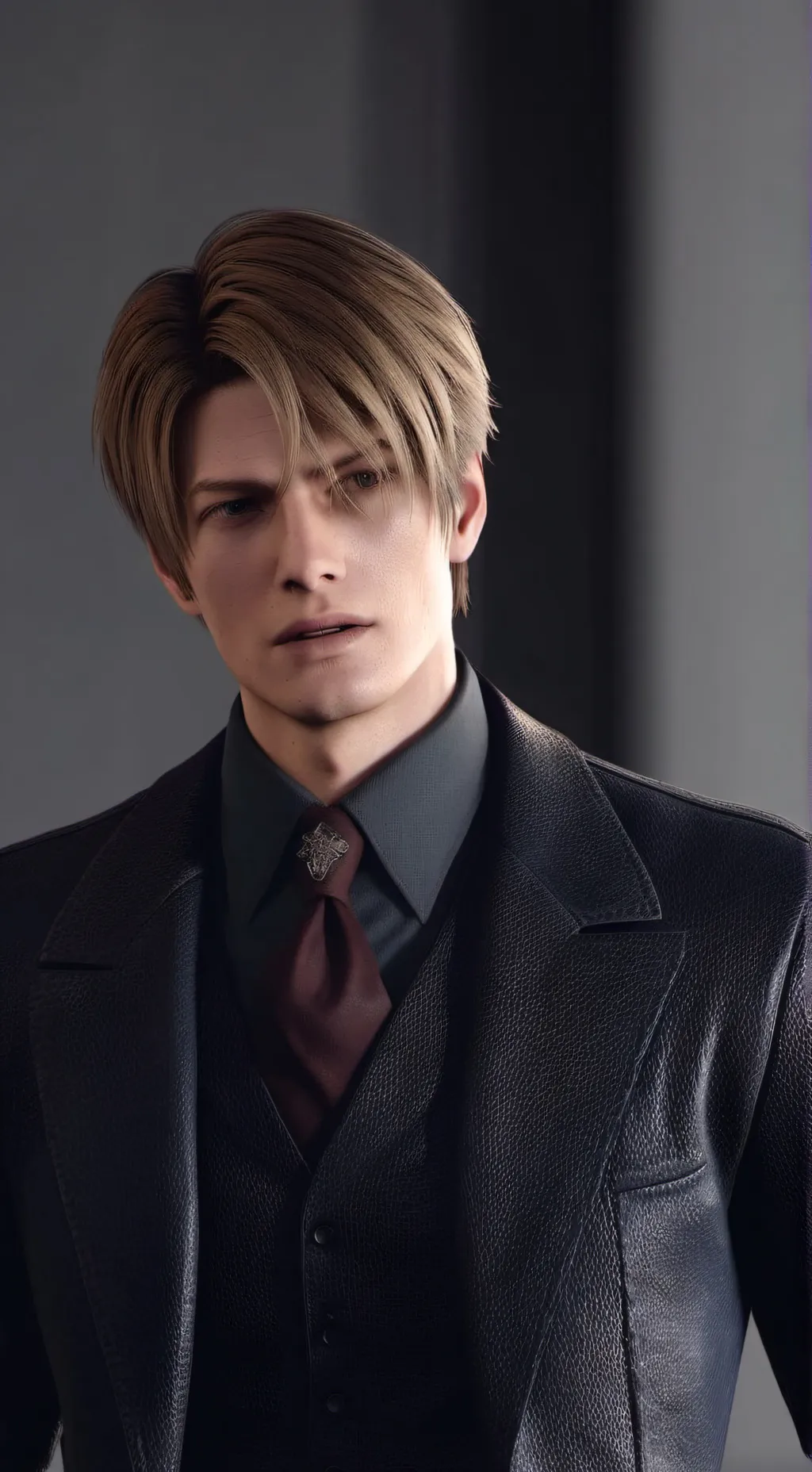 ai character: Leon.S.Kennedy background