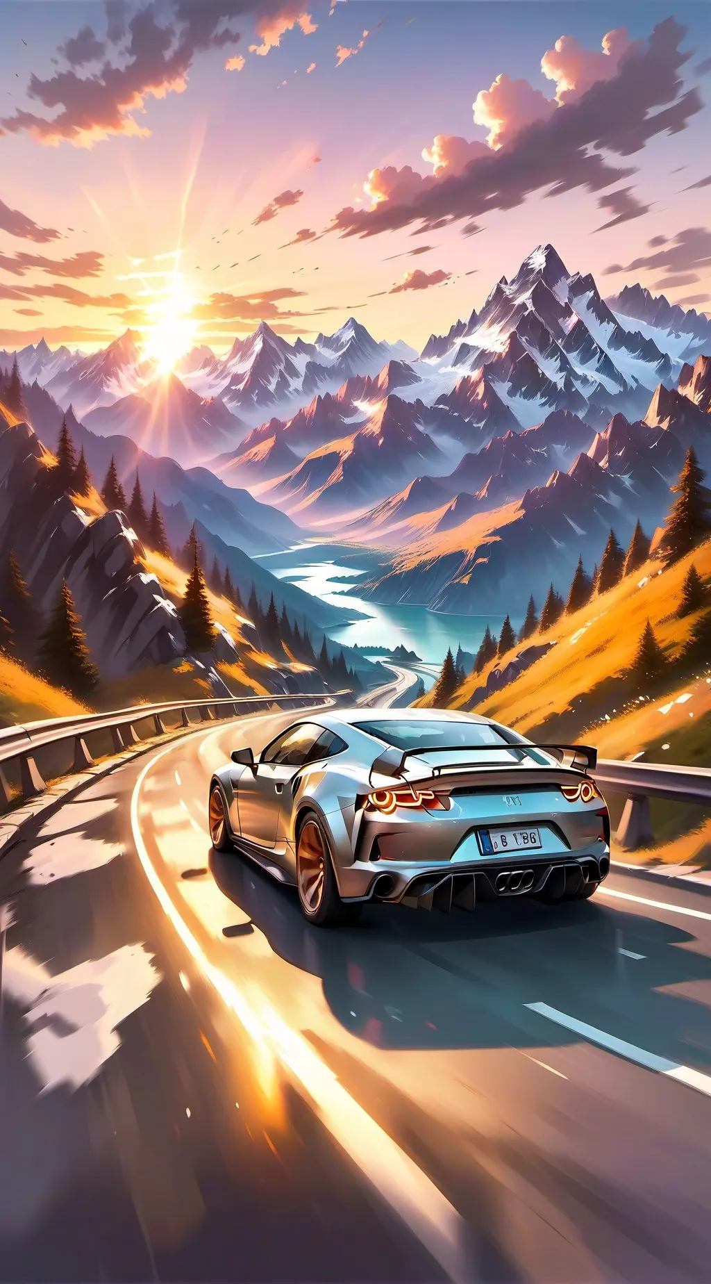 ai character: road trip! background