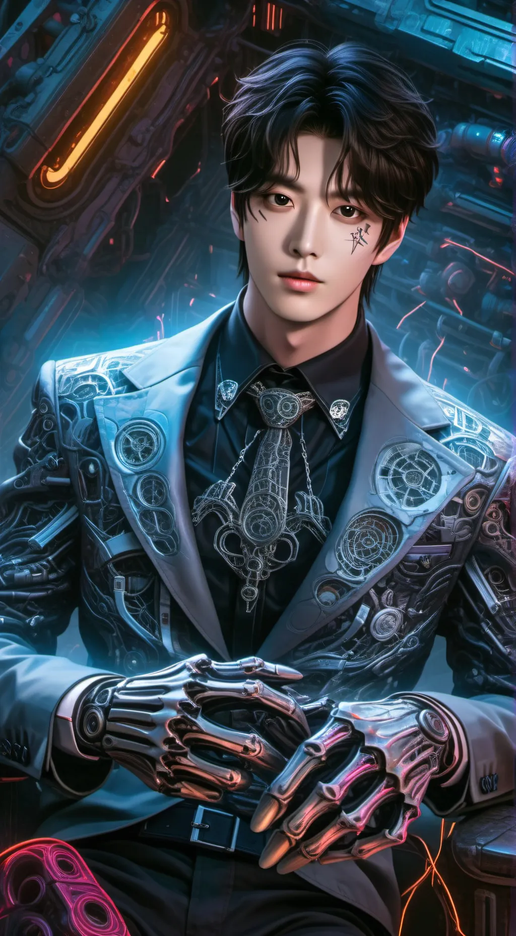 ai character: Delta-X (Chase) background