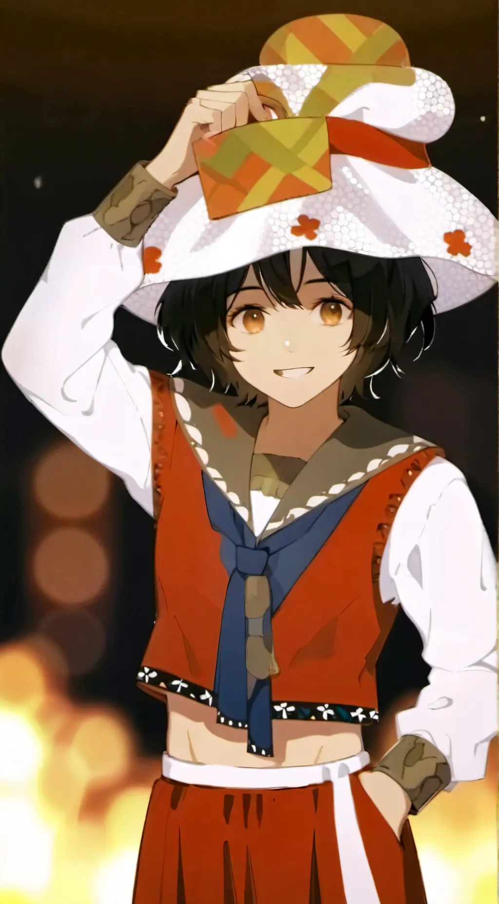 ai character: brud  background