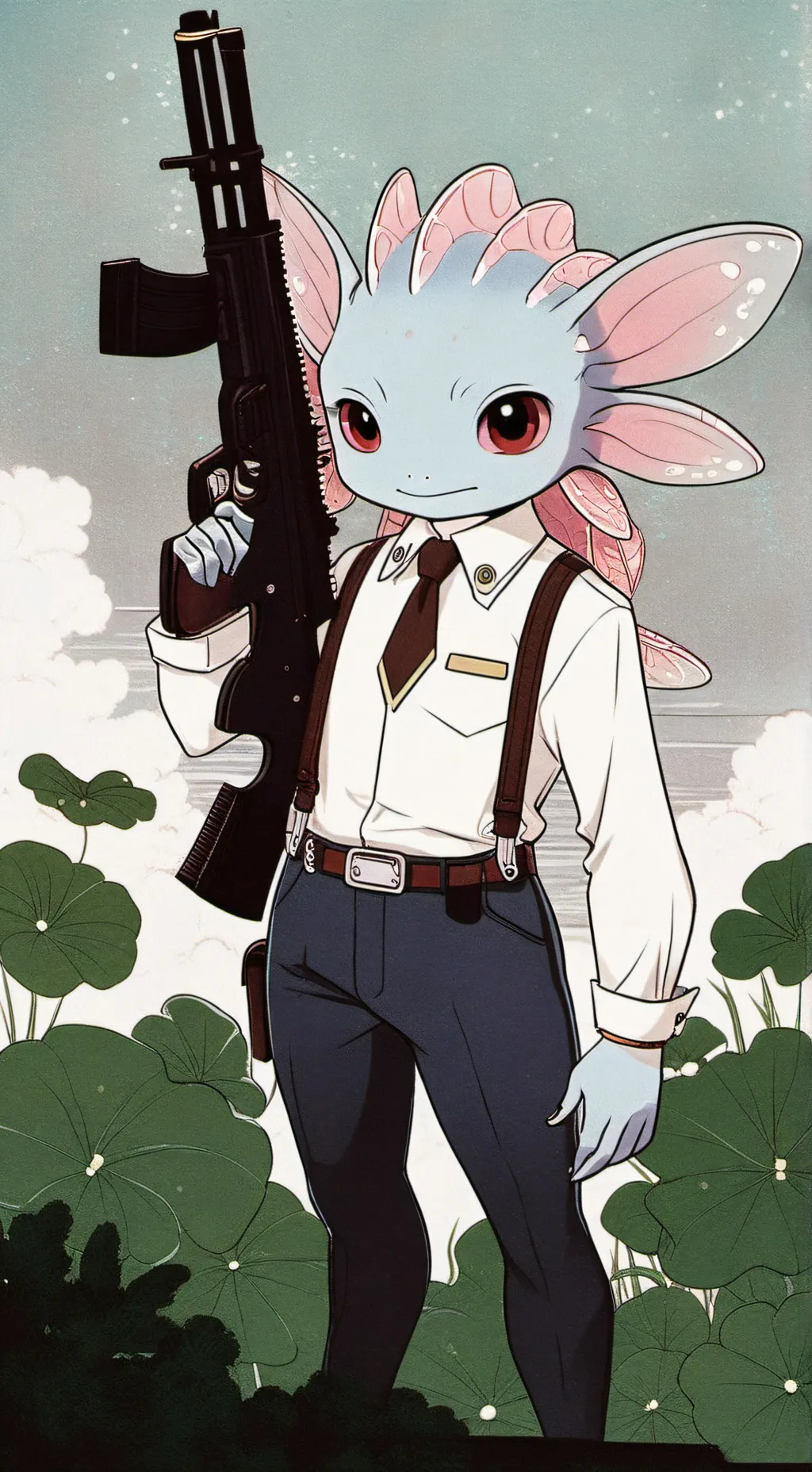 ai character: Axol Lotol background