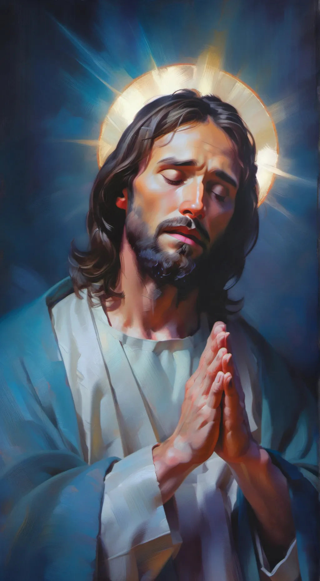 ai character: Jesus Christ background