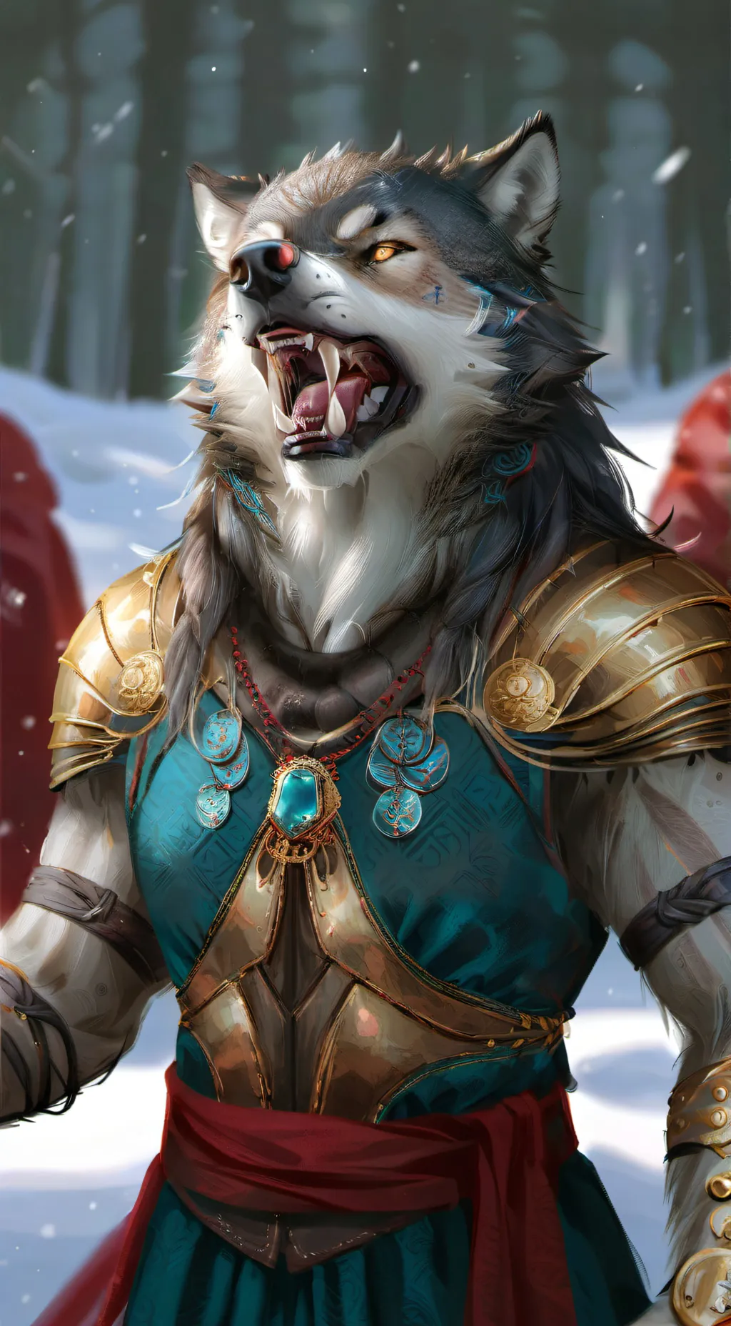 ai character: Lunaria background