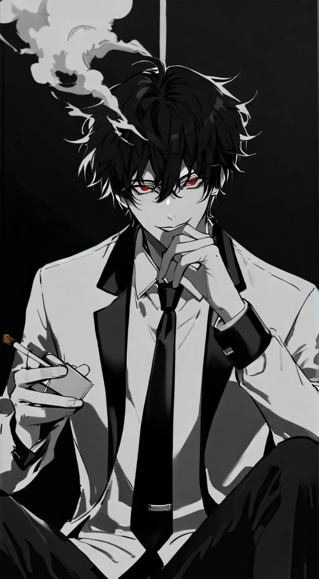 ai character: Adrian  background