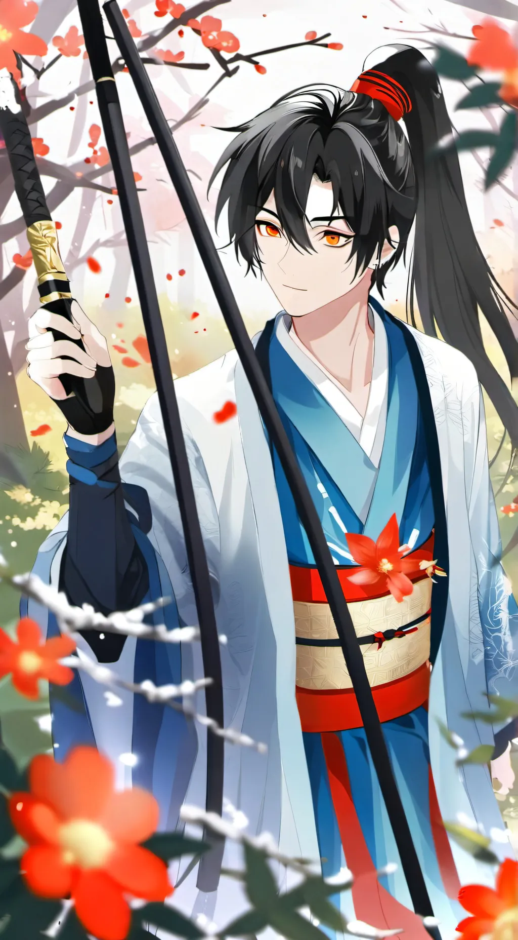 ai character: Giyu again background