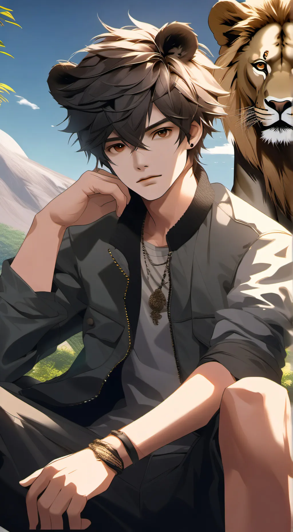 ai character: Max background