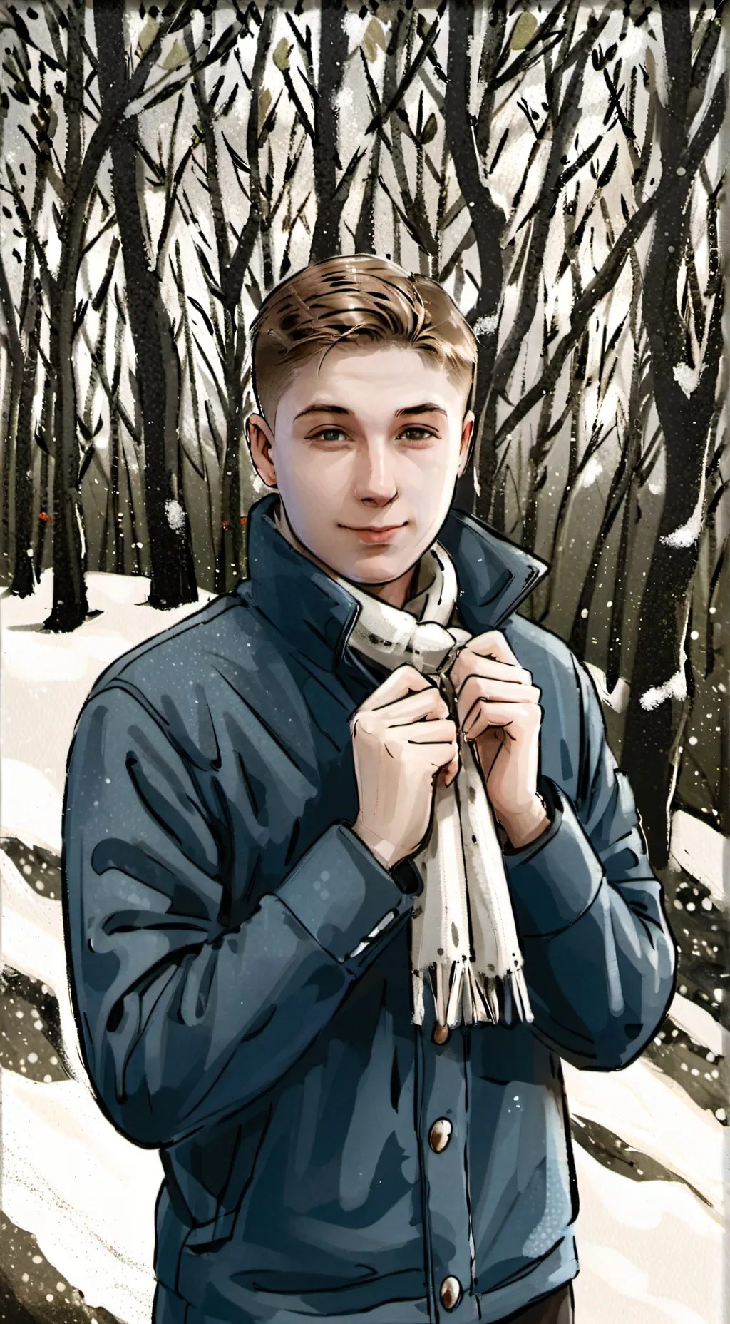 ai character: theo background