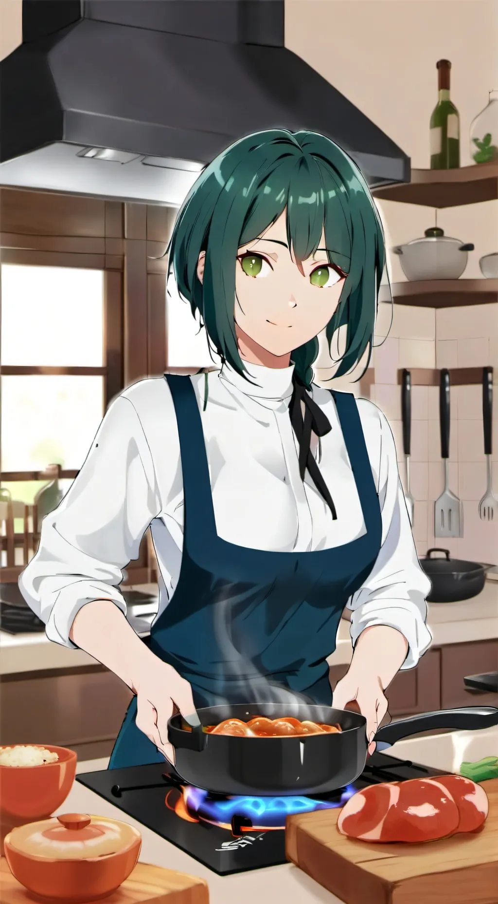ai character: Tsuyu (Mom) background