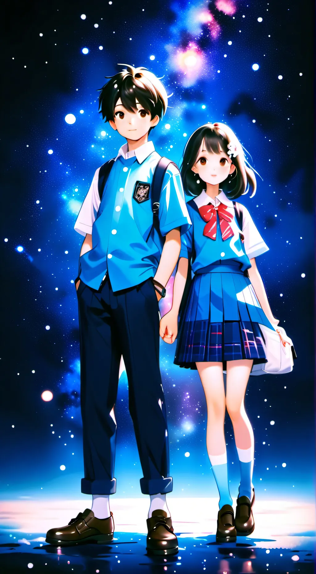 ai character: Saya y Evans background