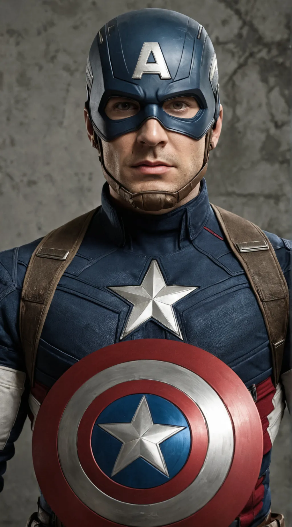 ai character: captain America  background