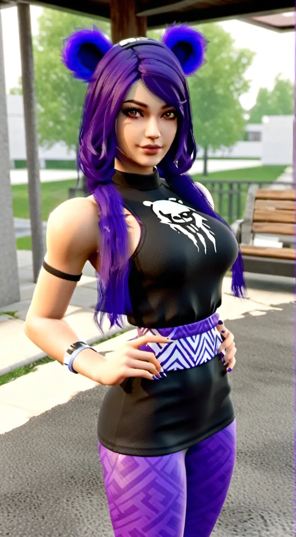 ai character: Raven team leader  background