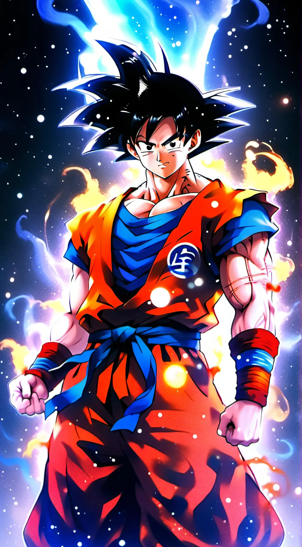 ai character: Goku  background