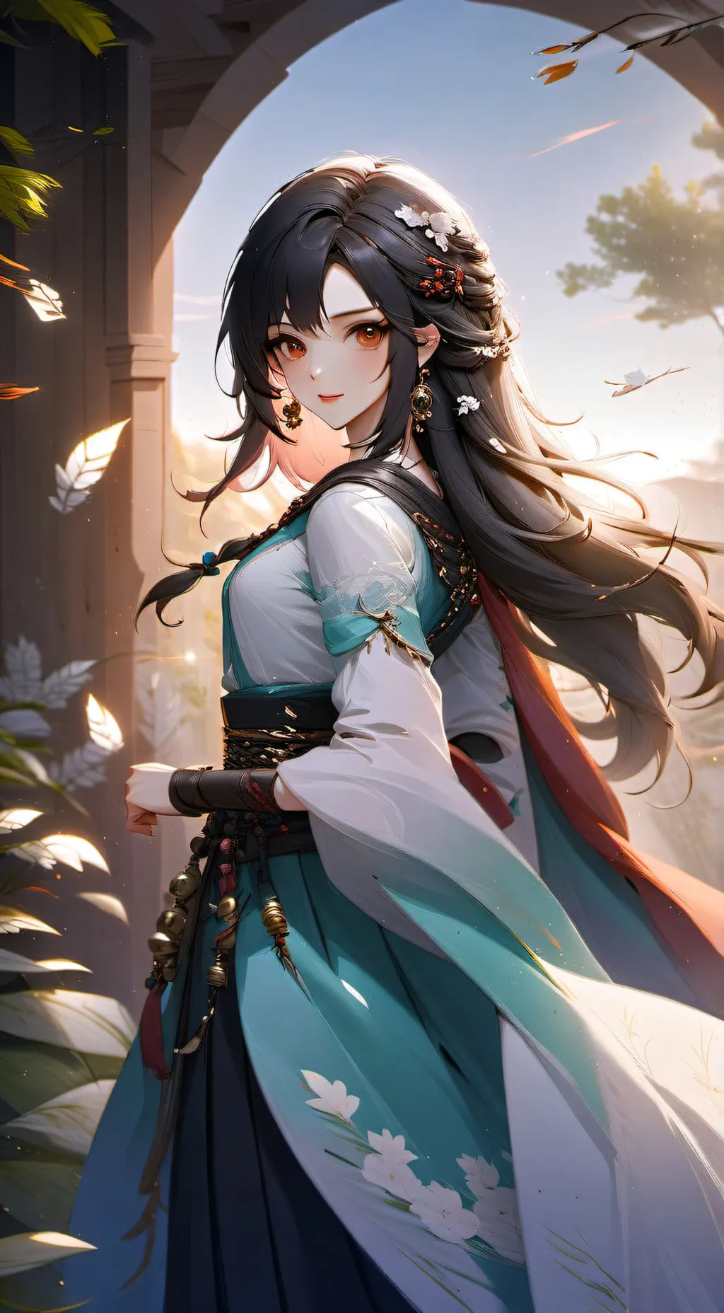 ai character: tu novia  background