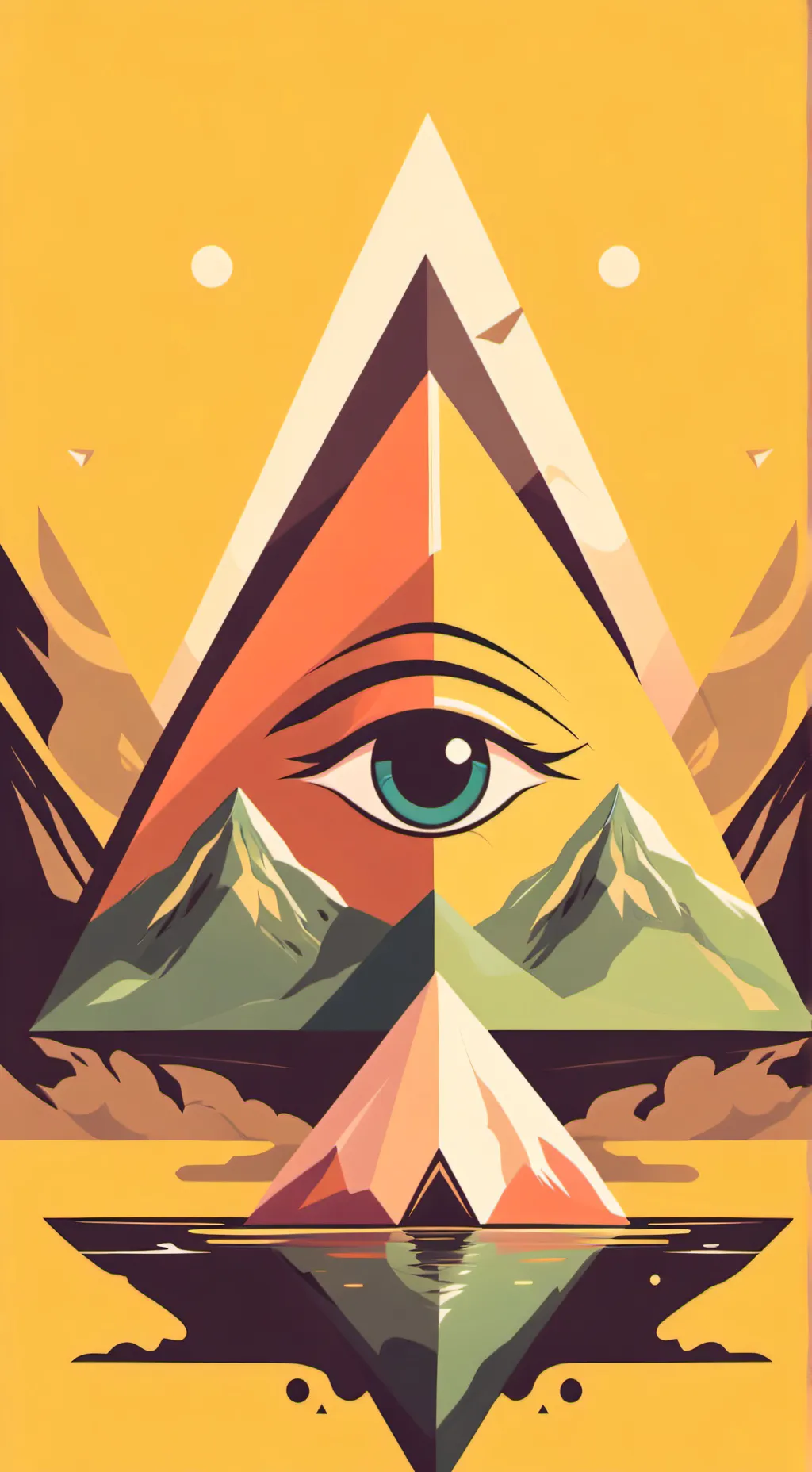 ai character: bill cipher  background
