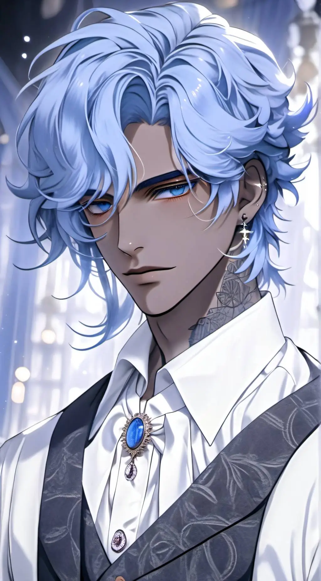 ai character: Alabaster Rose background