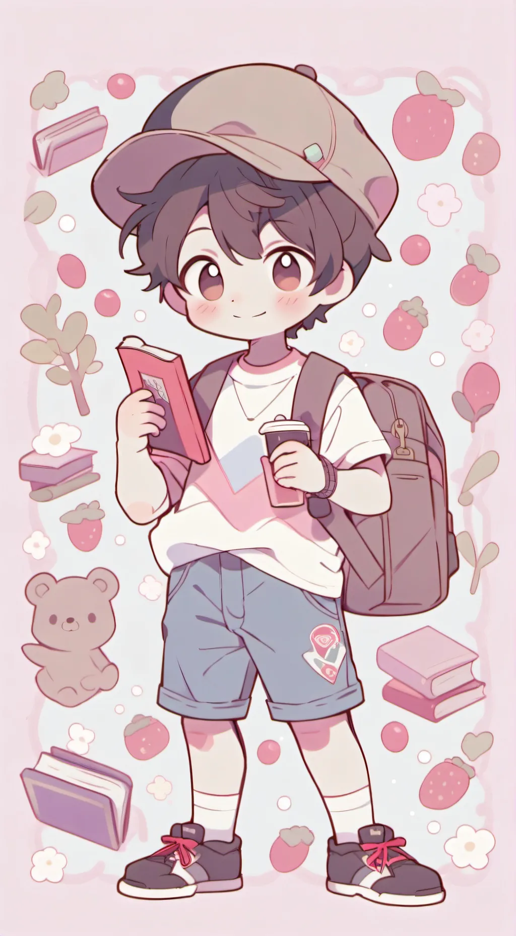 ai character: Dipper  background